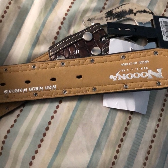 Brown everyday wear flashy belt - Picture 5 of 7